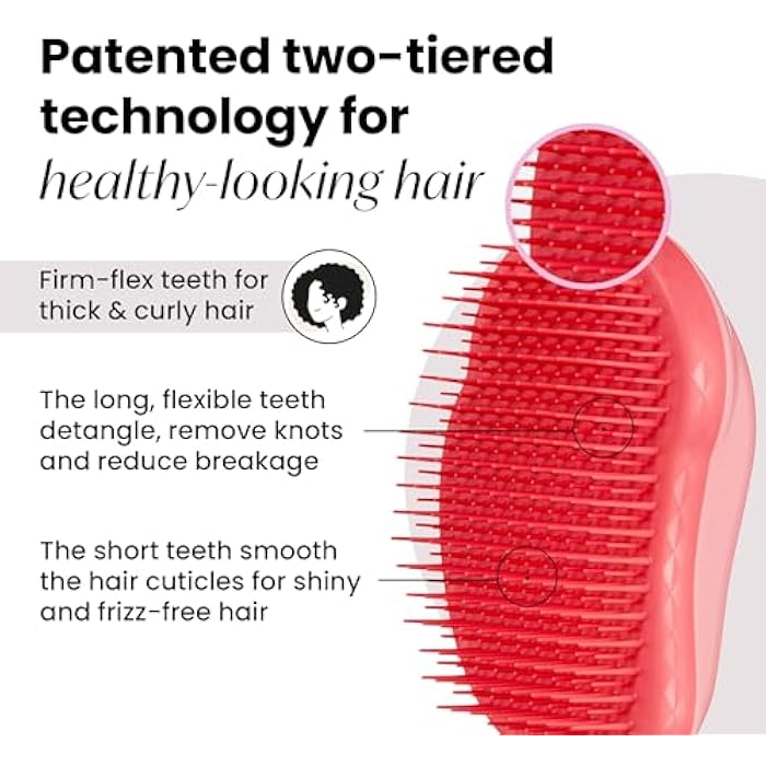 Tangle Teezer The Original Thick & Curly Pink Punch - Image 2